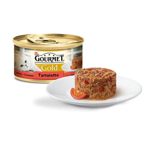 Gourmet Gold Tartelette com Carne de Vaca e Tomate 85 Gr